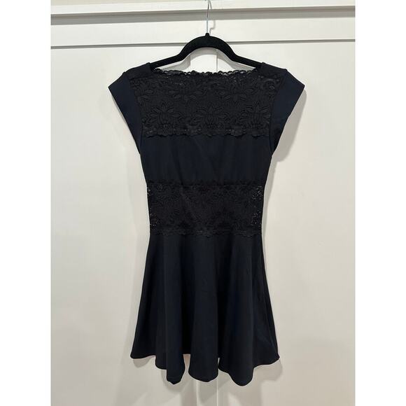 bebe Dresses & Skirts - SOLD Bebe Lace Detail Dress Size S